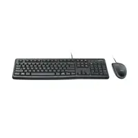 Teclado y ratón negro con cable, Desktop Combo MK120 LOGITECH