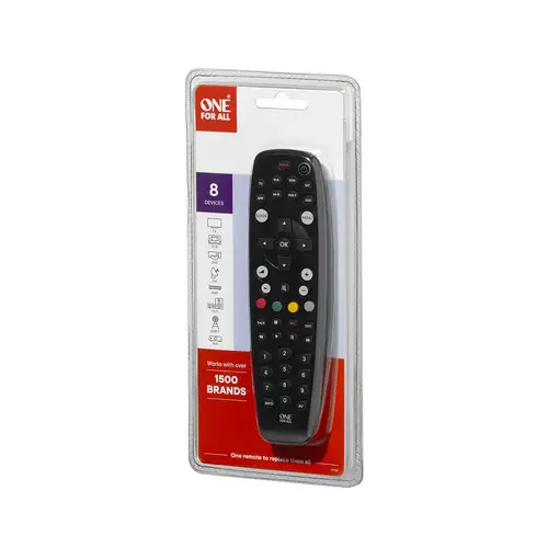 One For All Basic URC 2981 mando a distancia IR inalámbrico TV, Receptor de televi