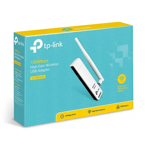 Adaptador USB inalámbrico Wifi TL-WN722N TP-LINK