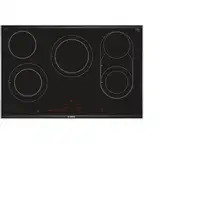 Bosch Serie 8 PKM875DP1D hobs Negro, Acero inoxidable Integrado Cerámico 5 zona(s)