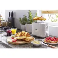 Tostador dos ranuras anchas, 800 W, Daily HD2581/00 PHILIPS