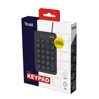 Trust 22221 teclado numérico Portátil/PC USB Negro