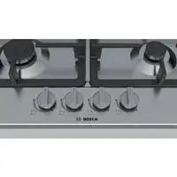 Bosch Serie 4 PGH6B5B90 hobs Acero inoxidable Integrado 60 cm Encimera de gas 4 zo