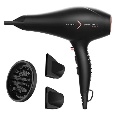 Cecotec IoniCare 5350 PowerShine Fire secador 2600 W Negro, Rosa