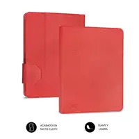 Funda para Tablet Con Teclado Micro Usb a Usb C Keytab Pro Usb 9.6\a 11\  Rojo