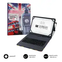 Funda Con Teclado Usb Keytab Pro Usb 9.6\ – 11\ England