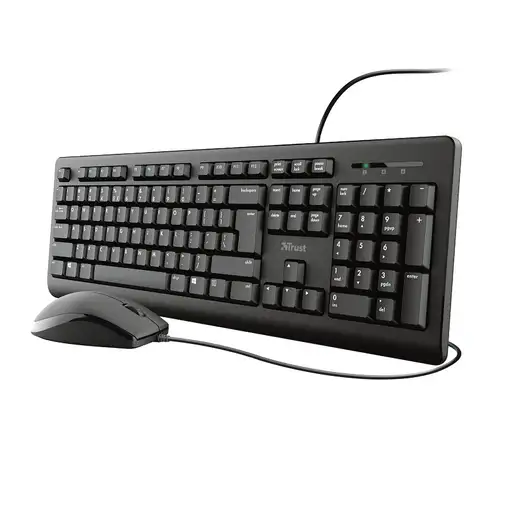 Trust Primo teclado Ratón incluido Universal USB QWERTY Español Negro
