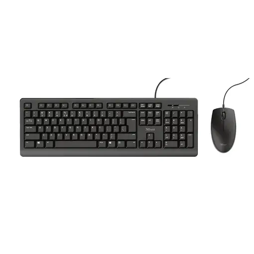 Trust Primo teclado Ratón incluido Universal USB QWERTY Español Negro