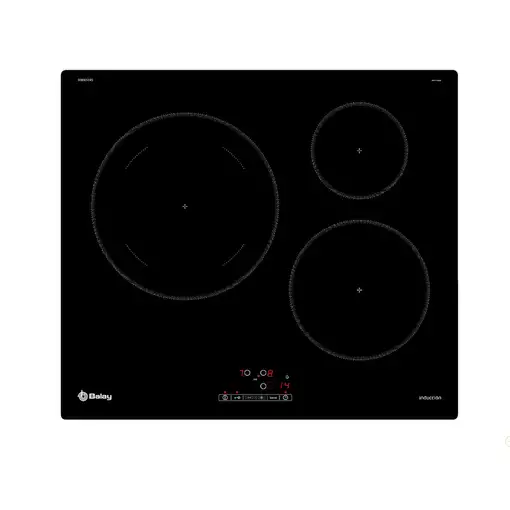 Balay 3EB865ERS hobs Negro Integrado 60 cm Con placa de inducción 3 zona(s)