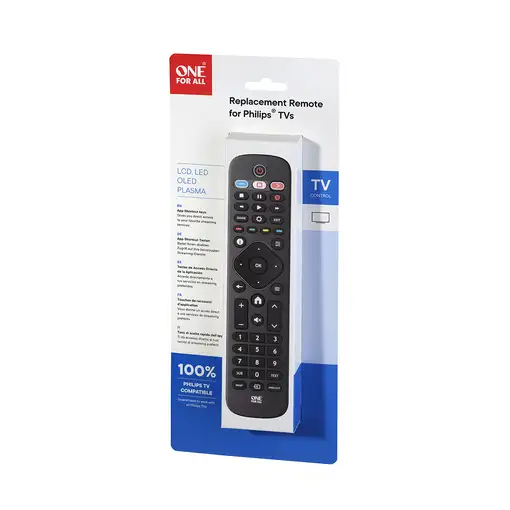 One For All TV Replacement Remotes URC4913 mando a distancia IR inalámbrico Botone