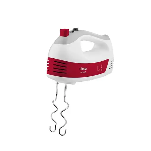 Ufesa BV4650 ACTIVA Batidora de mano 400 W Rojo, Blanco