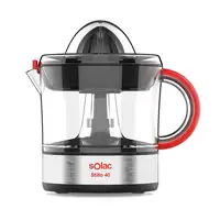 Solac Stillo 40 prensa de cítricos eléctricos 0,7 L 40 W Negro, Plata