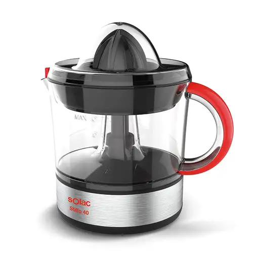 Solac Stillo 40 prensa de cítricos eléctricos 0,7 L 40 W Negro, Plata