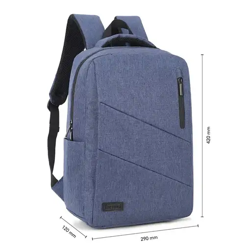 Mochila Para Portátil City 15.6\  Azul