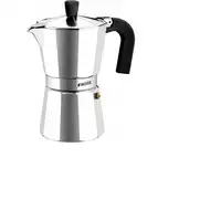 Cafetera italiana de aluminio Vitro Express, apta para todo tipos de fuegos excepto inducción MONIX, 3 tazas