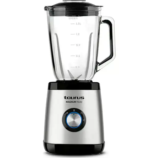 Taurus MAGNUM 1500 1,5 L Batidora de vaso 1500 W Negro, Acero inoxidable
