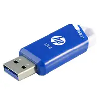 Pendrive negro blanco USB 3.1 de 32 GB x755W HP, pack 3 uds