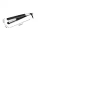 Rowenta Express Shine SF4621 Plancha de pelo Caliente Negro, Plata