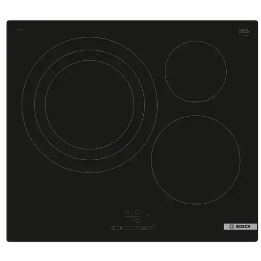 Bosch Serie 4 PID61RBB5E hobs Negro Integrado 59.2 cm Con placa de inducción 3 zon