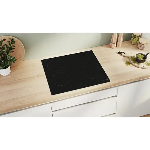 Bosch Serie 4 PUE611BB5E hobs Negro Integrado 60 cm Con placa de inducción 4 zona(