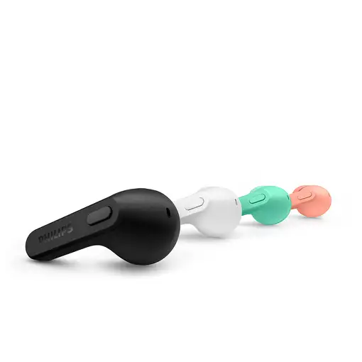 Auriculares de botón negros bluetooth, TAT2206BK/00 PHILIPS