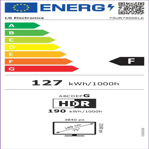 TV Led 75" 4K UHD Smart 75UR78006LK LG