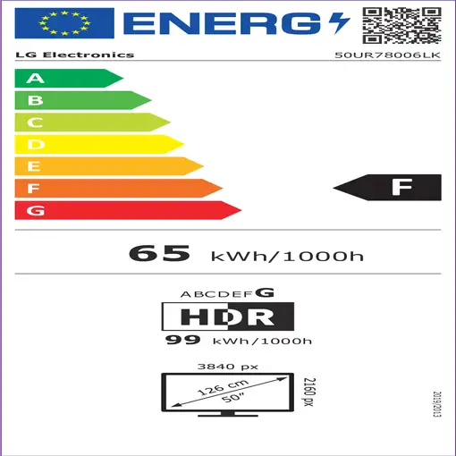 TV Led  50" 4K UHD Smart 50UR78006LK LG