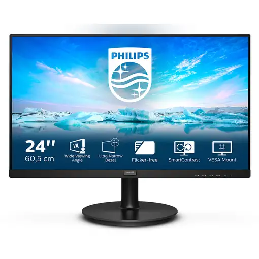 Philips V Line 241V8L/00 pantalla para PC 60,5 cm (23.8\) 1920 x 1080 Pixeles Full