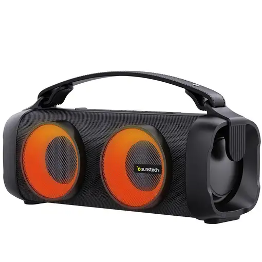 Sunstech MUSCLEBEAT Altavoz portátil estéreo Negro 16 W