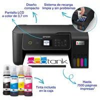 Epson EcoTank ET-2870 Inyección de tinta A4 5760 x 1440 DPI 33 ppm Wifi