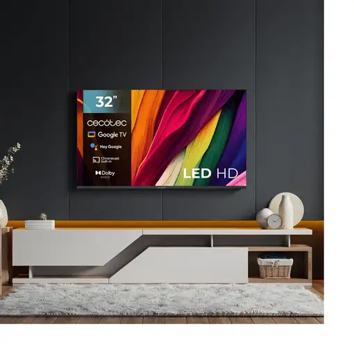 Cecotec 03619 Televisor 81,3 cm (32\) HD Smart TV Negro
