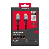 Cable HDMI 2.1 8K 370320 1,5 metros METRONIC,