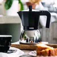 Monix M863003 cafetera manual Cafetera italiana 0,195 L Negro