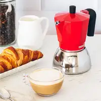 Monix M863103 cafetera manual Cafetera italiana 0,195 L Rojo
