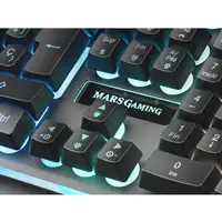 Mars Gaming MK320ES, Teclado Gaming H-Mech, 13 Modos RGB y Halo, Reposamuñecas Aco