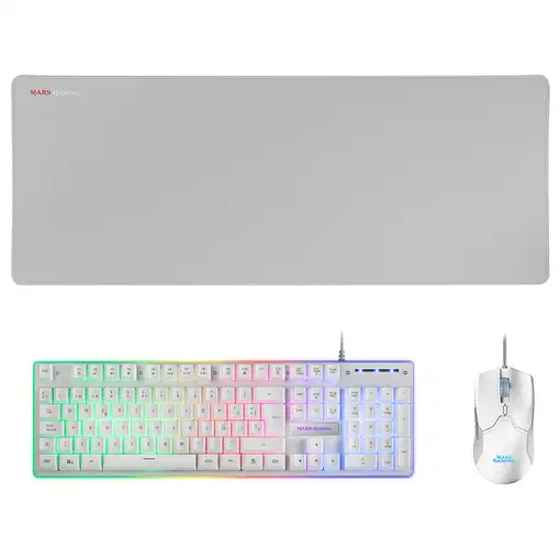 Mars Gaming MCPXWES, Blanco, Único