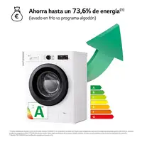 LG F4X1009NWK lavadora Carga frontal 9 kg 1400 RPM Blanco