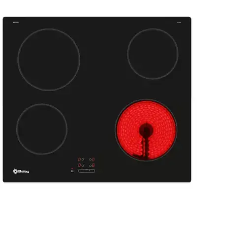 Balay 3EB761EN hobs Negro Integrado 59.2 cm Cerámico 4 zona(s)