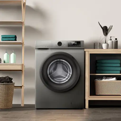 Hisense WF1Q8041BT lavadora Carga frontal 8 kg 1400 RPM Gris