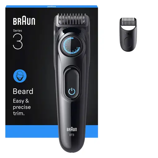 Braun BeardTrimmer 3 BT3500 AC/Batería 20 Negro