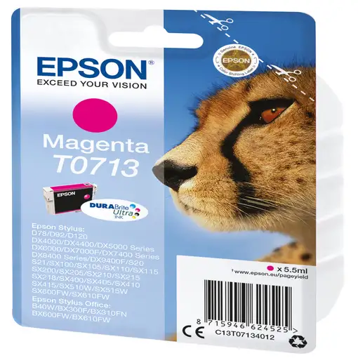 Cartucho de tinta original Epson T0713 Magenta