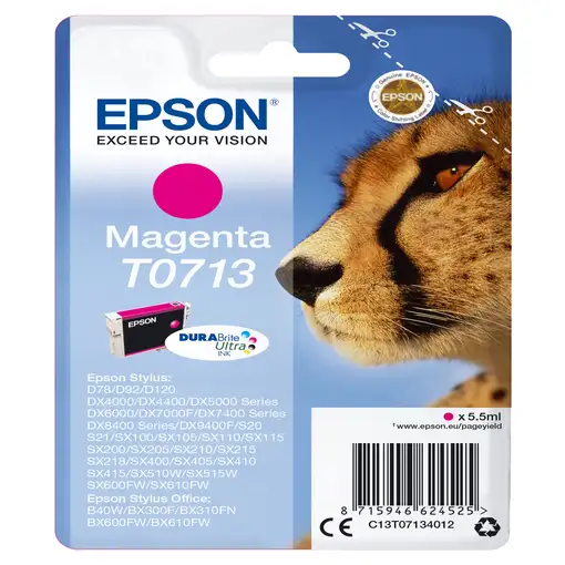 Cartucho de tinta original Epson T0713 Magenta