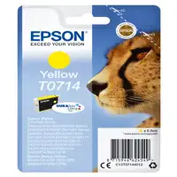 Cartucho de tinta original Epson T0714 Amarillo