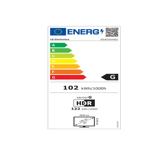LG 55UR762H9ZC 139,7 cm (55\) 4K Ultra HD Smart TV Wifi Negro