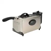 Black & Decker BXDF2100E Sencillo 3 L Independiente 2100 W Freidora Negro, Acero i