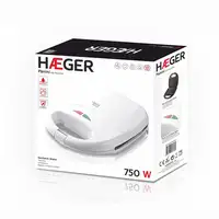 Haeger SM-75G.007A sandwichera 750 W Blanco