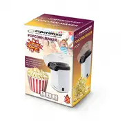 Esperanza EKP005W palomitas de maiz poppers Negro, Blanco 0,27 L 2 min 1200 W