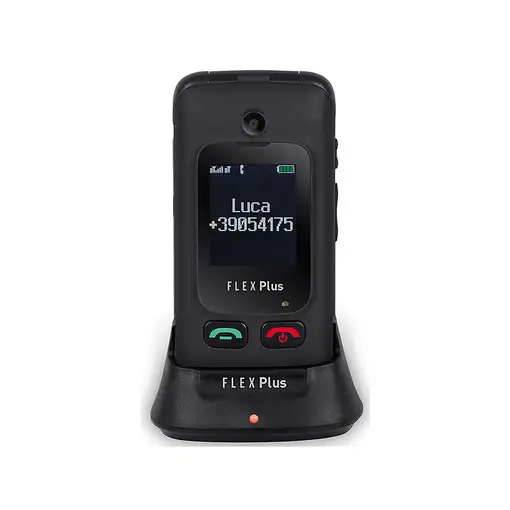 Trevi Flex Plus 55 6,1 cm (2.4\) Negro Teléfono para personas mayores