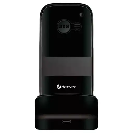 Denver BAS-18500MEB teléfono móvil 4,5 cm (1.77\) 270 g Negro Teléfono para person
