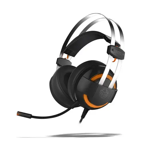 Krom Kode Auriculares Alámbrico Diadema Juego Negro